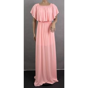 Show Me Your Mumu Dress Women XXS Hacienda Maxi Frosty Pink Crisp Bridesmaid NWT
